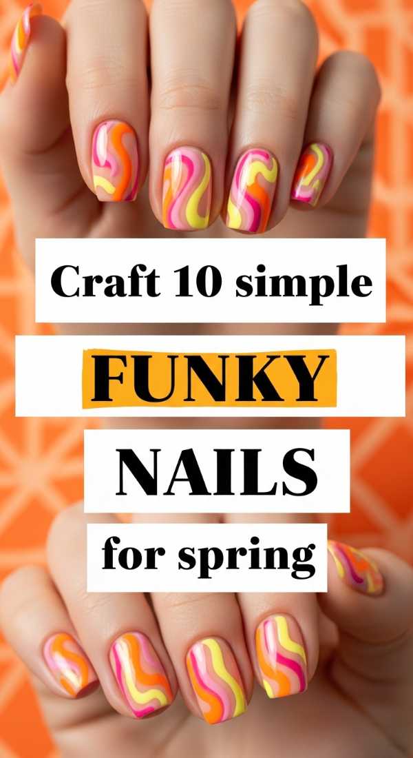 Craft 10 Simple Funky Nails For Spring 6a03312a97664