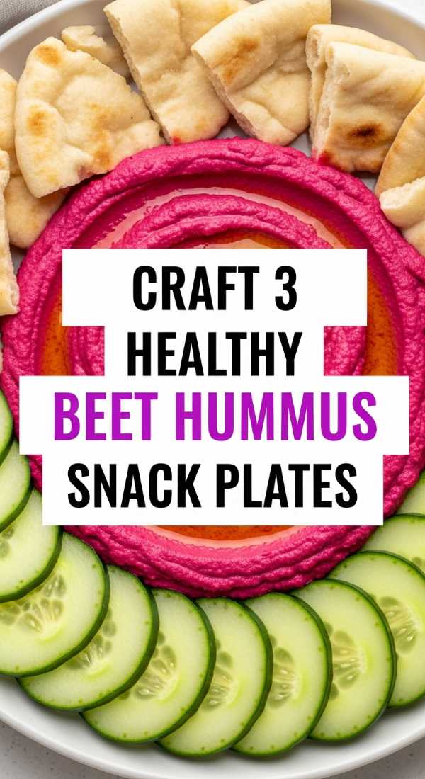 Craft 3 Healthy Beet Hummus Snack Plates 69f59f7880d22