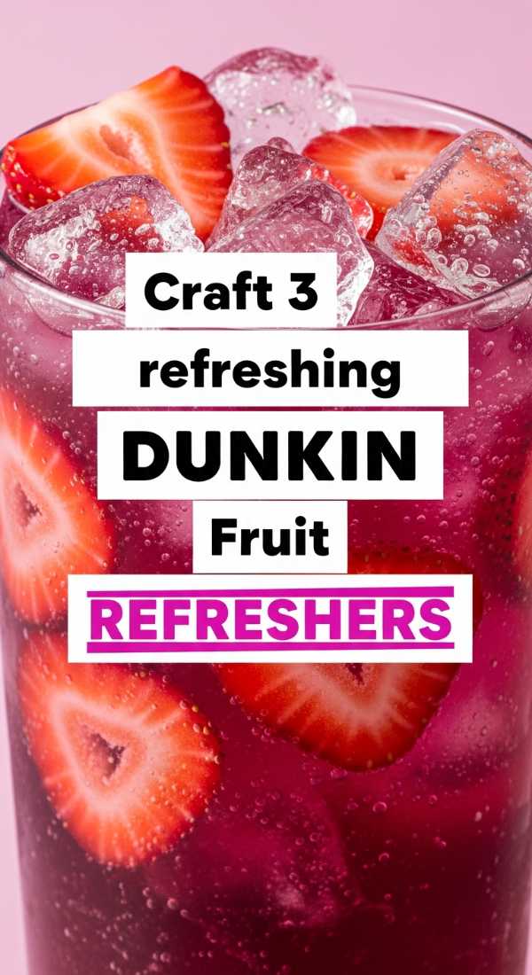 Craft 3 Refreshing Dunkin Fruit Refreshers 69f5acdbb4961