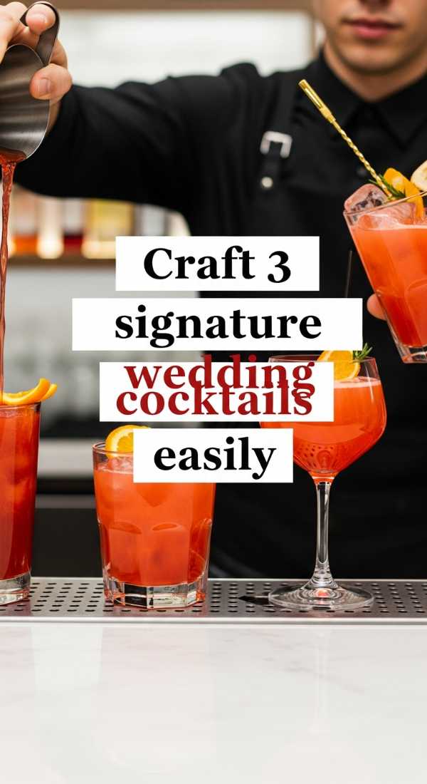 Craft 3 Signature Wedding Cocktails Easily 69fc2d6058437
