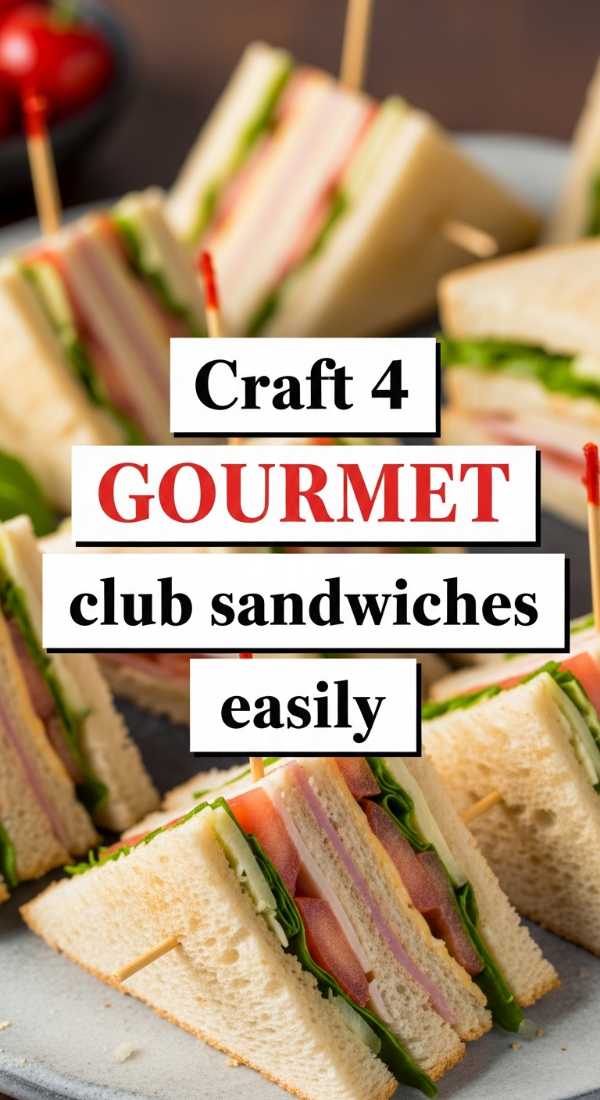 The Art of the Outdoor Feast: Gourmet Picnic Inspiration Craft 4 Gourmet Club Sandwiches Easily 6a14298c0f12d