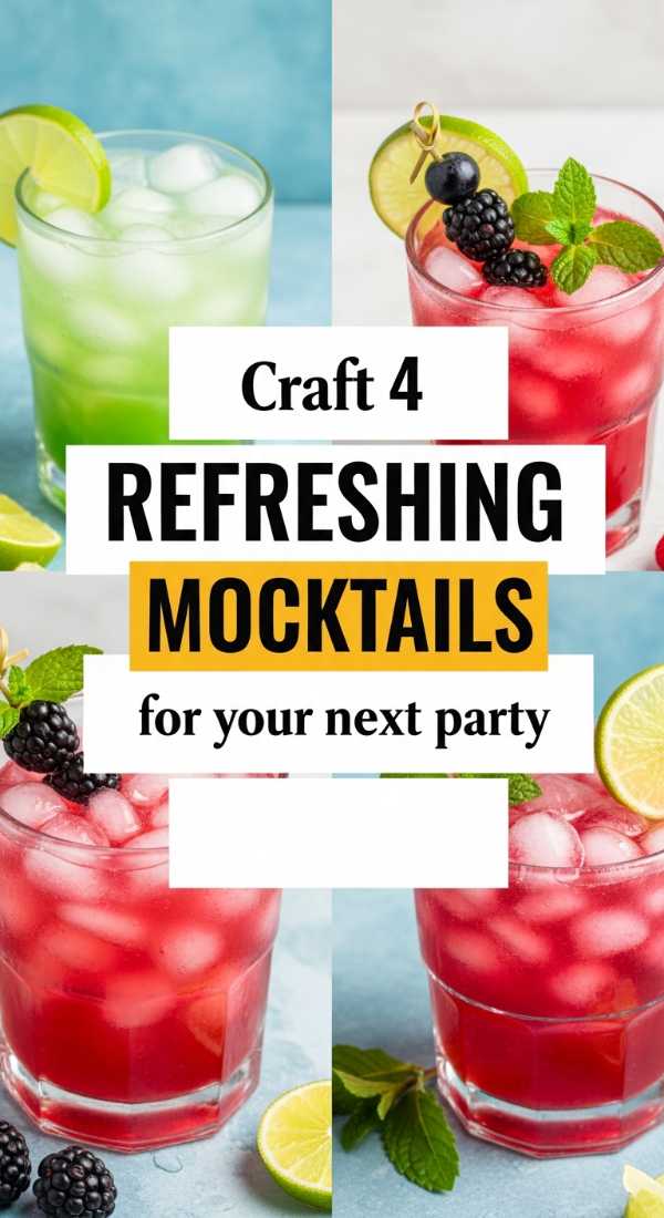 Craft 4 Refreshing Summer Mocktails For Your Next Party 6a06cbf96957b