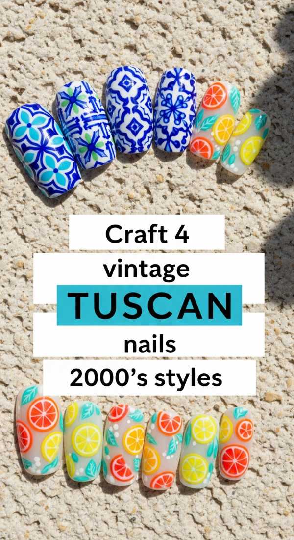 Beyond the Polish: The Boldest 2026 Nail Designs Redefining Manicures Craft 4 Vintage Tuscan Nails 2000s Styles 69ff595901af7