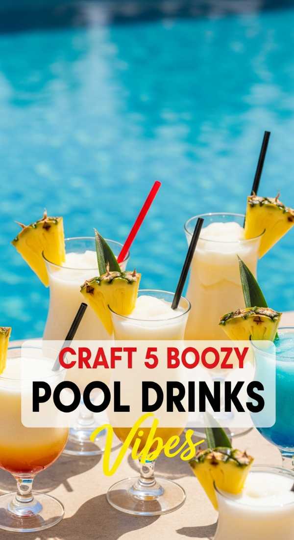 Sip, Sip, Hooray! Your Guide to the Ultimate Summer Refreshments Craft 5 Boozy Summer Drinks For Poolside Relaxing 6a0026982899c