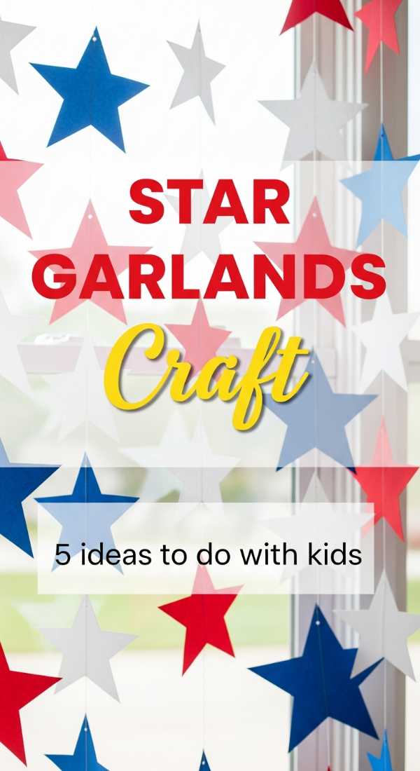 Craft 5 Paper Star Garlands With Your Kids 6a0572c555f9b