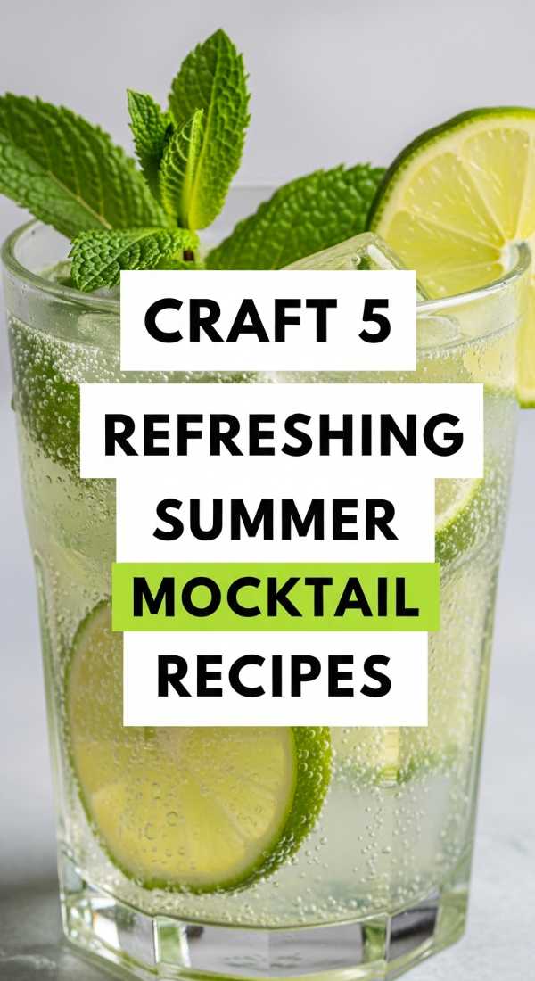 Craft 5 Refreshing Summer Mocktail Recipes 6a06c220ee0a7