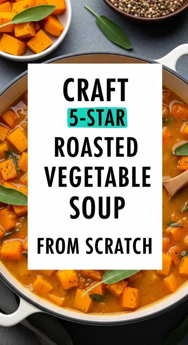 Craft 5 Star Roasted Vegetable Soup From Scratch 6a142e9a3311d