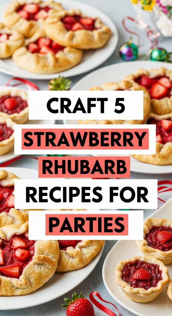 Craft 5 Strawberry Rhubarb Recipes For Parties 69f849100c52c