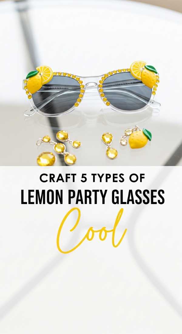 Craft 5 Types Of Lemon Party Sunglasses Easily 69f478f6ecd44
