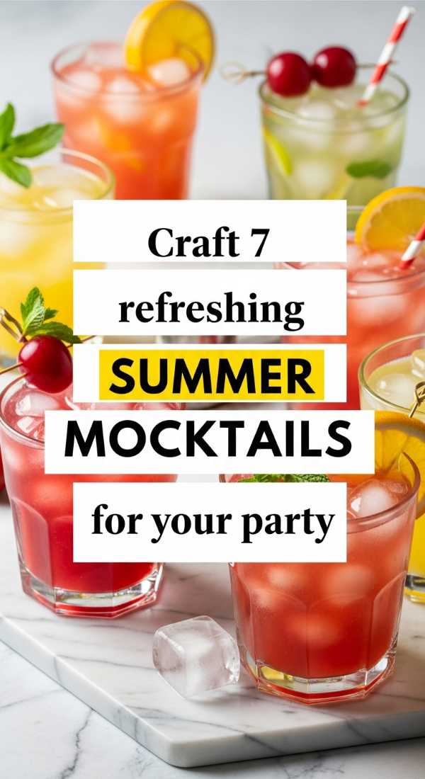 The Sun-Drenched Soirée: Essential Recipes for Perfect Summer Entertaining Craft 7 Refreshing Summer Mocktails For Your Party 6a0706e17d953