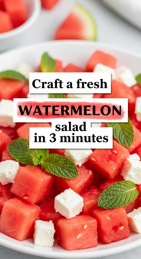 Craft A Fresh Watermelon Salad In 3 Minutes 6a06bdc7ad2f7
