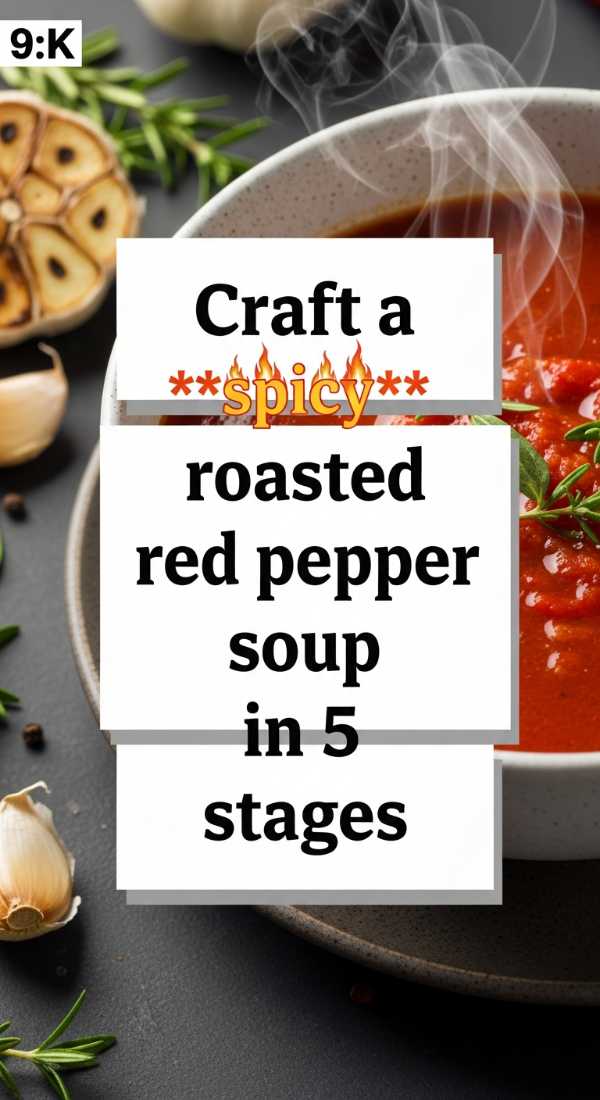 Craft A Spicy Roasted Red Pepper Soup In 5 Stages 6a1432a53eb65