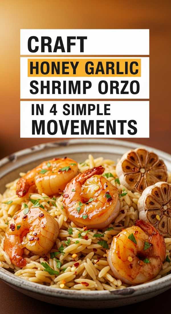 Craft Honey Garlic Shrimp Orzo In 4 Simple Movements 69f47a01e8335