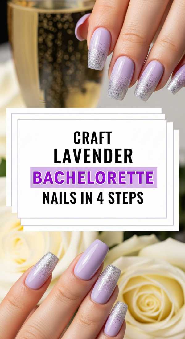 Craft Lavender Bachelorette Nails In 4 Steps 6a0059eb3c117