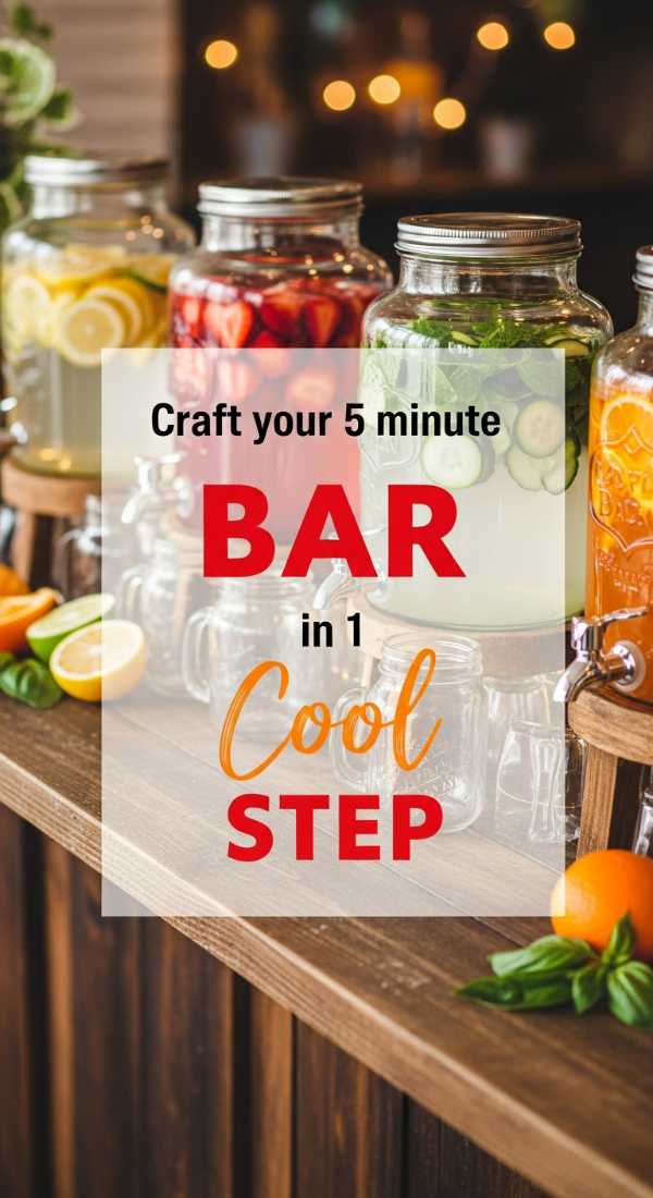 Sun, Seats, and Snacks: The Ultimate Outdoor Party Playbook Craft Your 5 Minute Outdoor Party Bar 6a157ca983420