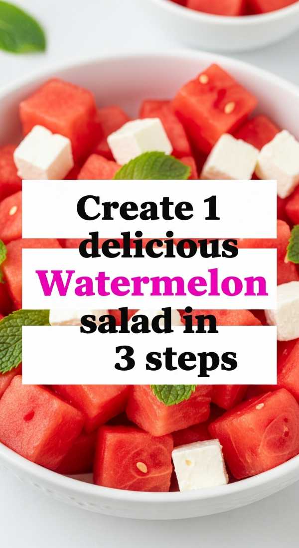 Create 1 Delicious Watermelon Salad In 3 Steps 6a00182216747