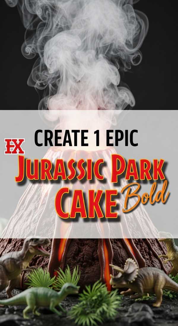 Create 1 Epic Jurassic Park Volcano Cake Like A Pro 6a157b17f3162