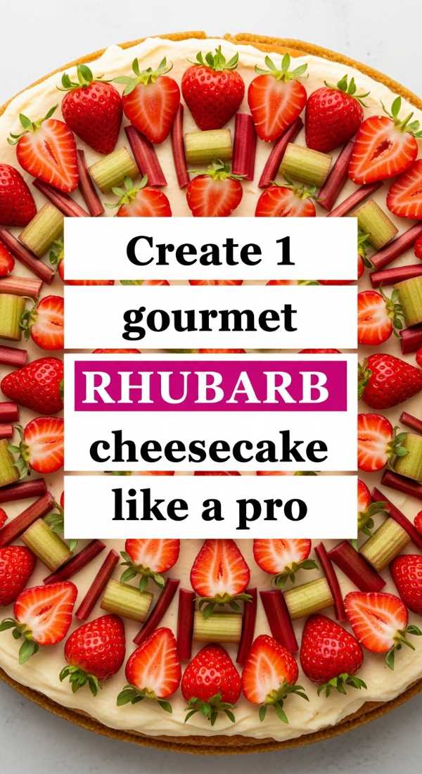 Create 1 Gourmet Rhubarb Cheesecake Like A Pro 69fd88ad23de8