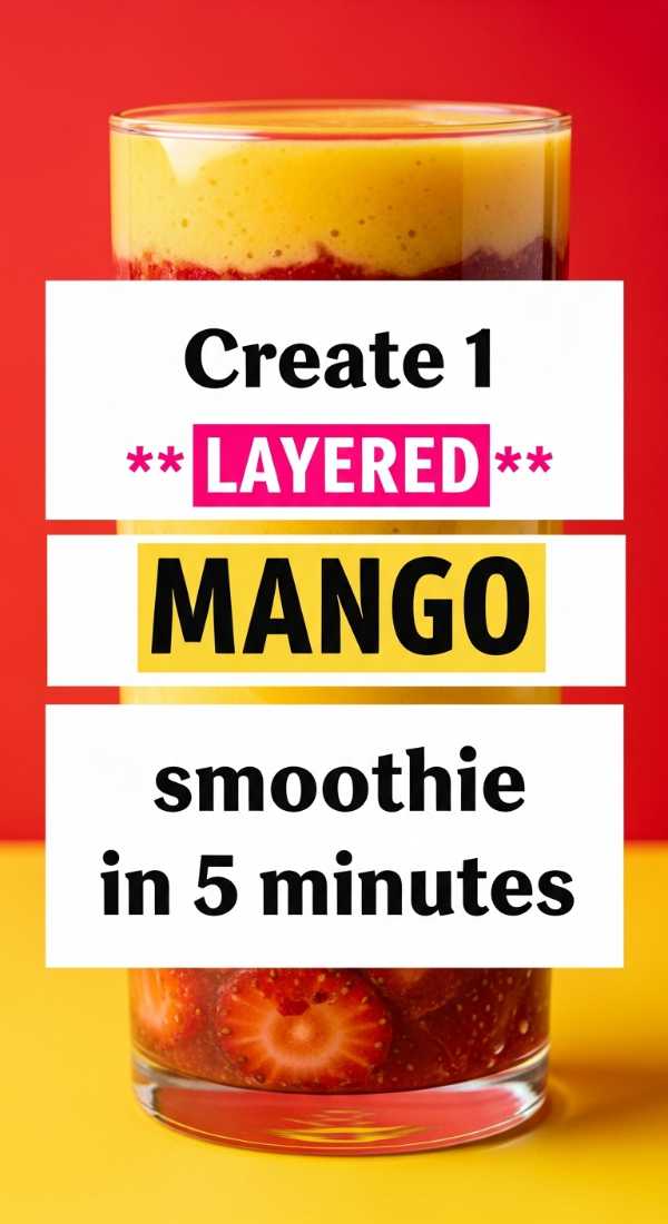 Create 1 Layered Mango Smoothie In 5 Minutes 69f47a0d0fe05