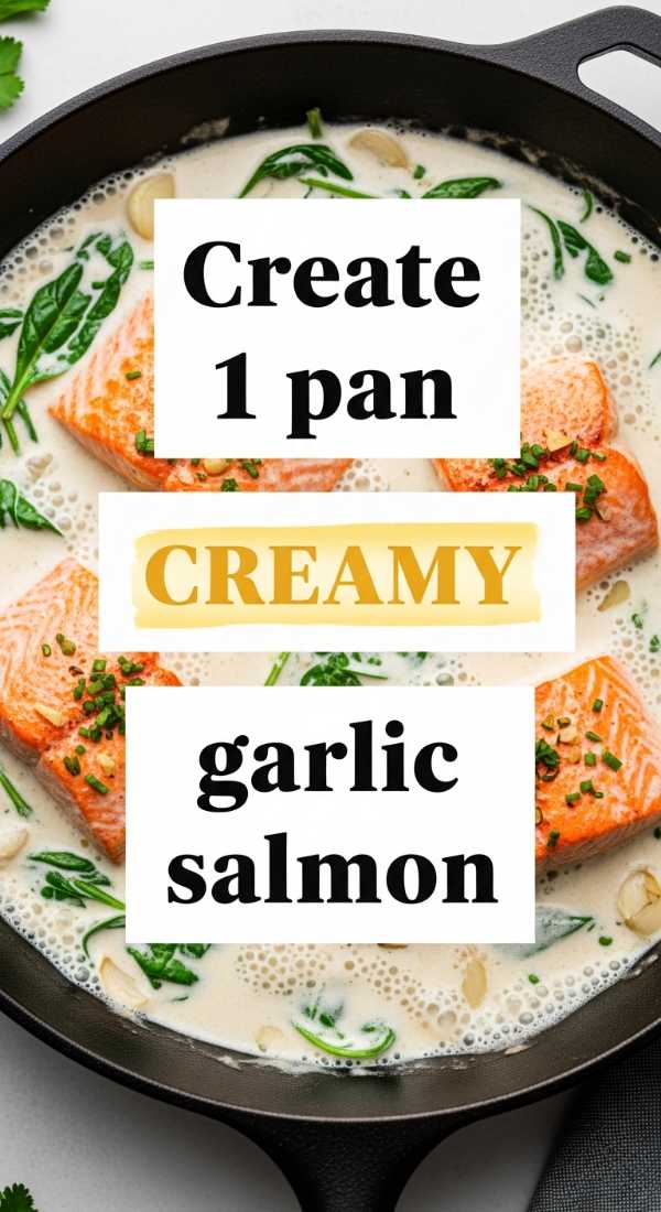 Create 1 Pan Creamy Garlic Salmon 6a04225037c74