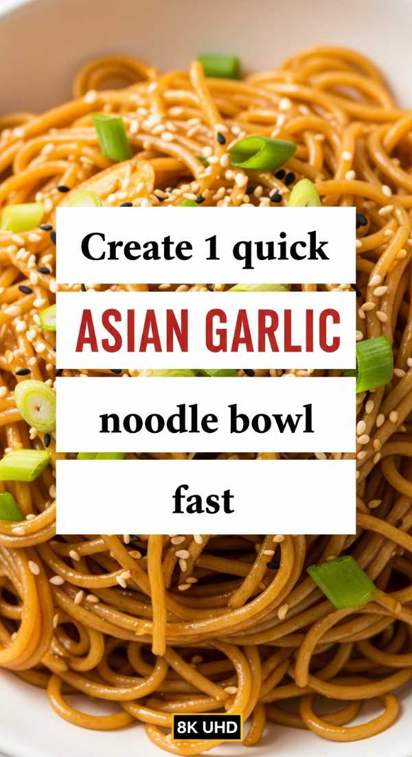 Create 1 Quick Asian Garlic Noodle Bowl Fast 69fd8ab112b3b