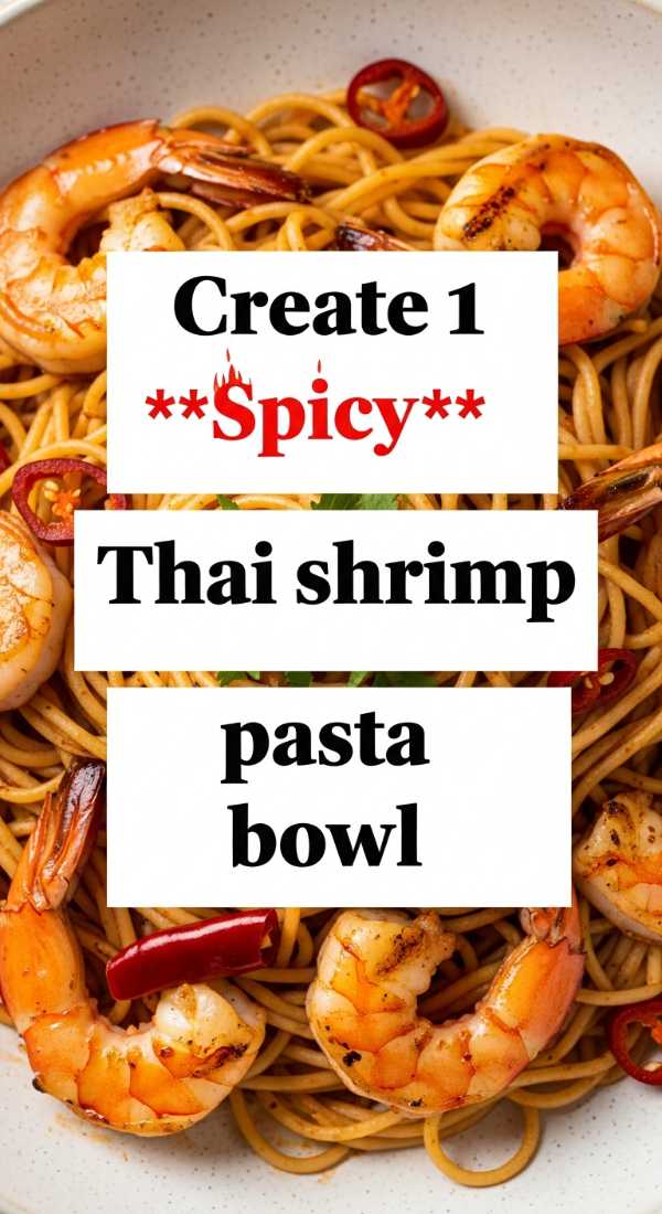 Pasta Perfection: The Ultimate Guide to Every Noodle You Love Create 1 Spicy Thai Shrimp Pasta Bowl 6a1097b4a19bc