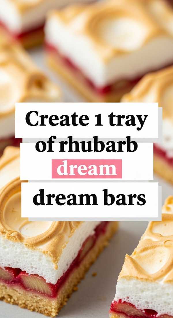 Create 1 Tray Of Rhubarb Dream Bars 69f5acd38e73f