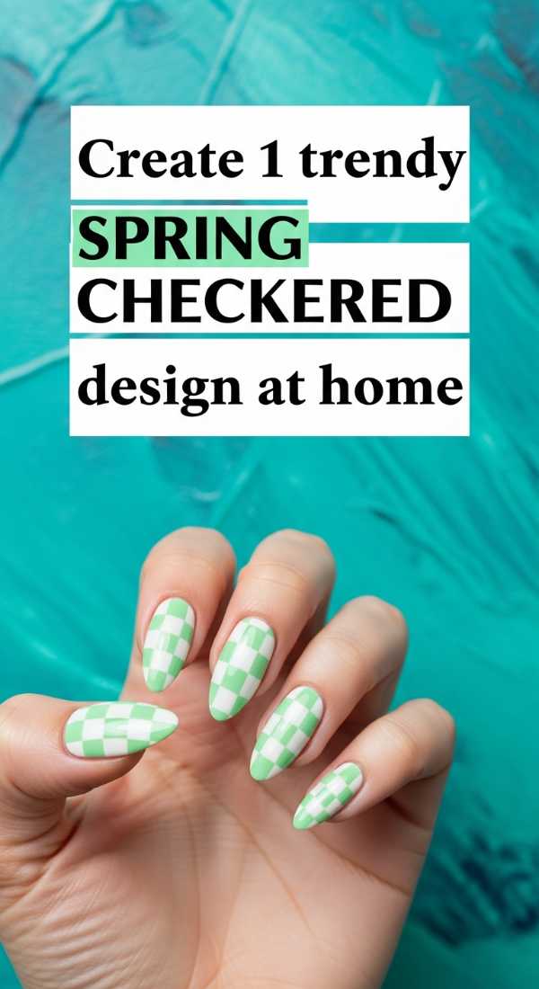Create 1 Trendy Spring Checkered Design At Home 69f4c112436a3