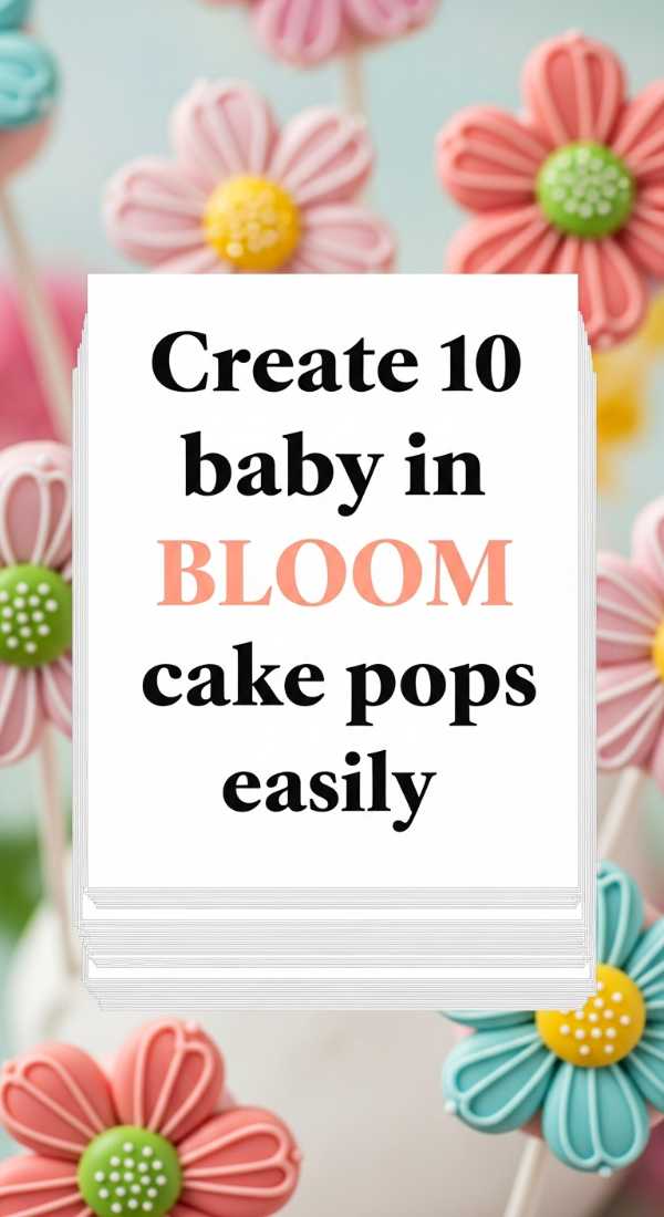 Create 10 Baby In Bloom Cake Pops Easily 69f47c7959ee2