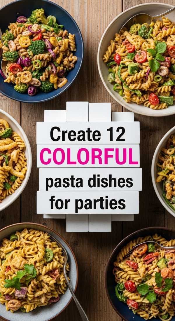 Create 12 Colorful Pasta Dishes For Parties 6a10a0e3b53b6