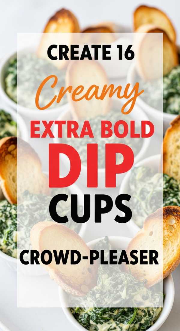 Create 16 Creamy Dip Cups For A Crowd Pleasing Snack 6a1499ba69548