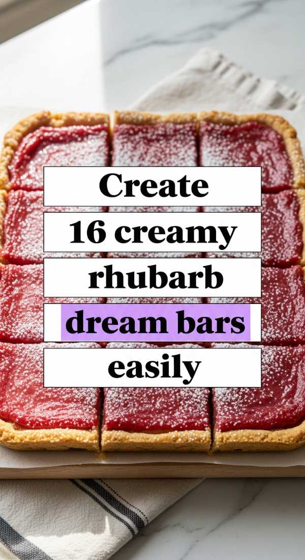 Create 16 Creamy Rhubarb Dream Bars Easily 69fd8a8b8d55d