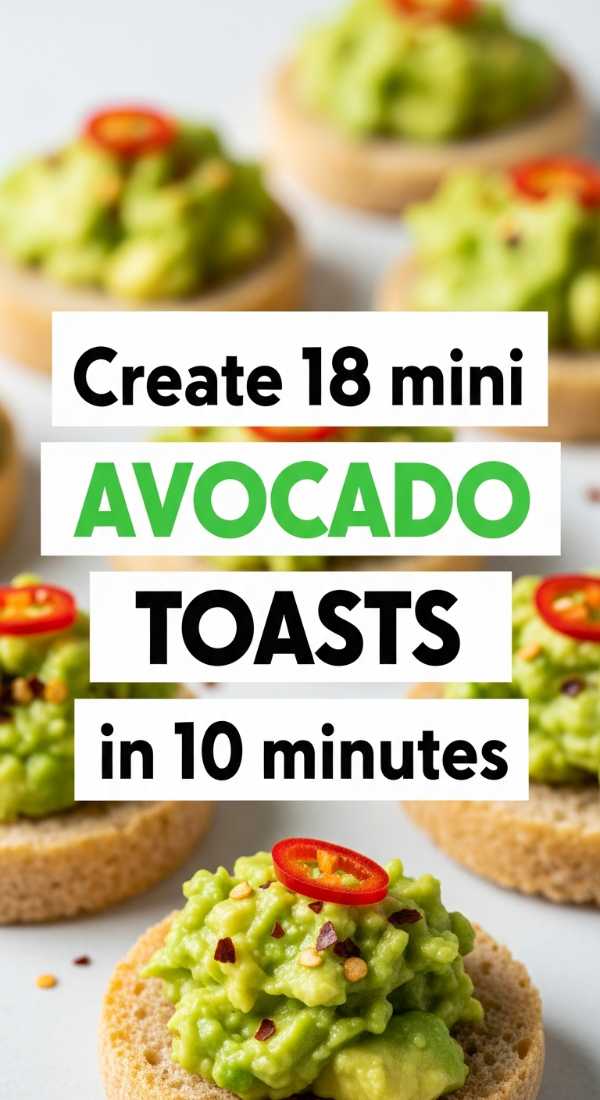 Create 18 Mini Avocado Toasts In 10 Minutes 69fd8aa0a21c0