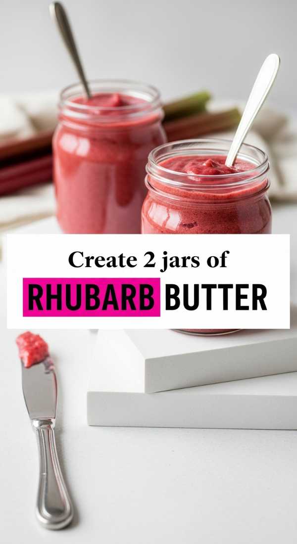 Create 2 Jars Of Rhubarb Butter 69fd8aa028371