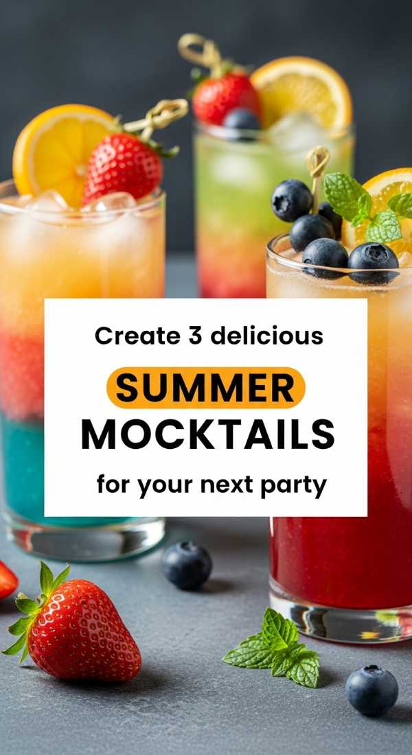 Create 3 Delicious Summer Mocktails For Your Next Party 6a06bdd4a3e7b