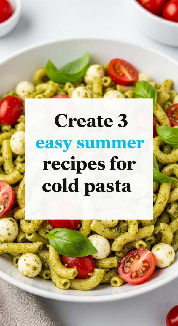 Create 3 Easy Summer Recipes For Cold Pasta 6a109392802da