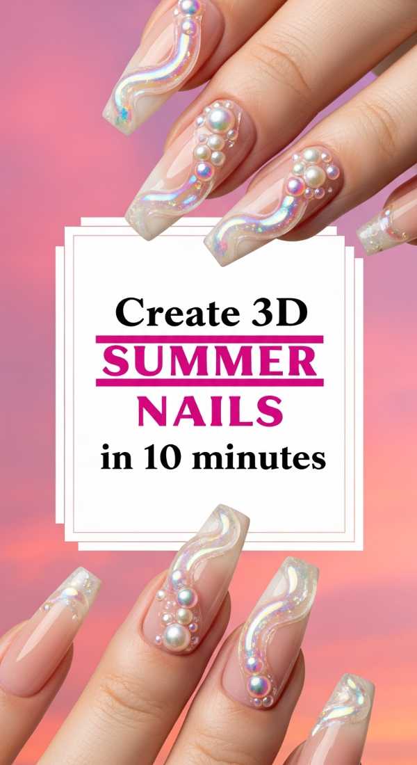 Create 3d Summer Nails In 10 Minutes 6a0f0dd192306