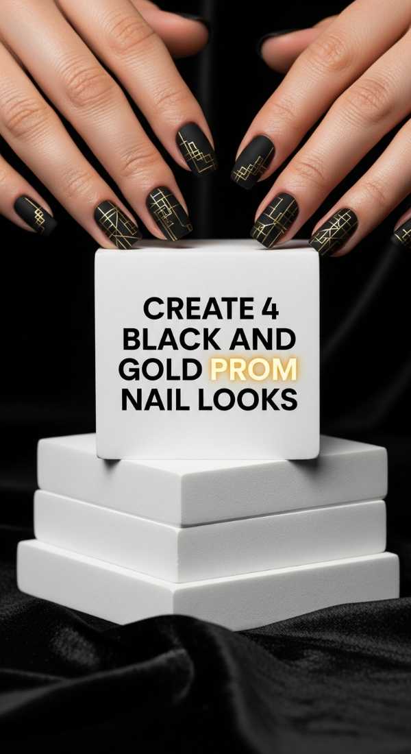 Next-Gen Nails: Everything You Need to Know About 2026 Nail Art Trends Create 4 Black And Gold Prom Nail Looks 6a03312e0357a