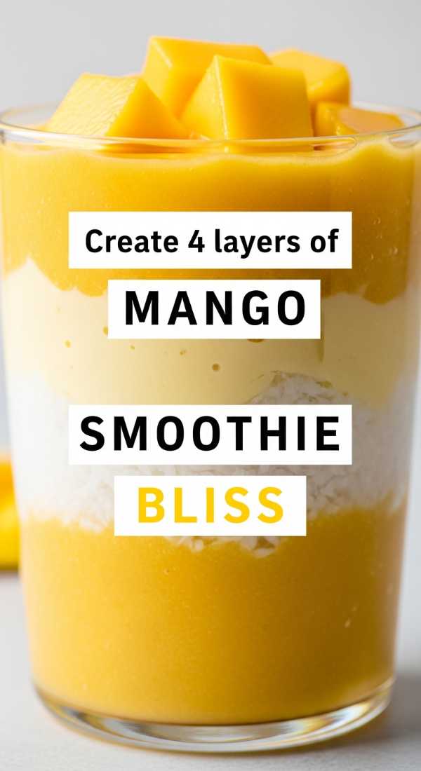Create 4 Layers Of Mango Smoothie Bliss 69fc174d0f99b