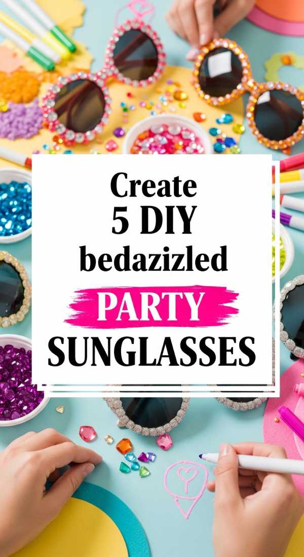 Create 5 Diy Bedazzled Party Sunglasses 69f47ee6c350d