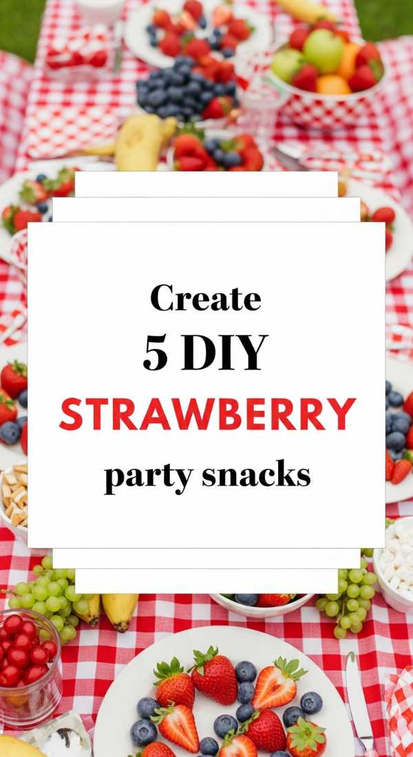 10 Epic Ways to Throw the Best Summer Birthday Bash Ever Create 5 Diy Strawberry Party Snacks 6a0def0e548dc