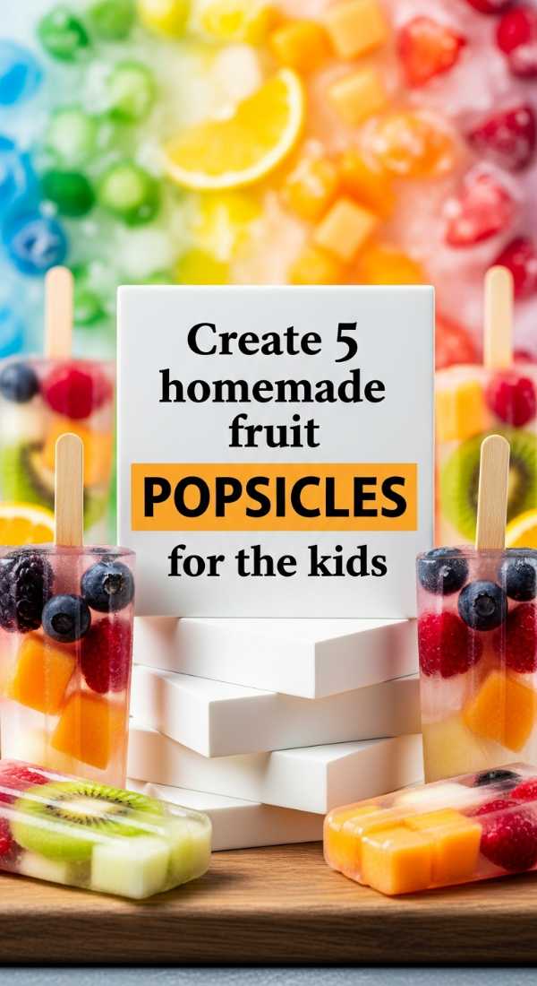 Create 5 Homemade Fruit Popsicles For The Kids 6a06cdb96b610