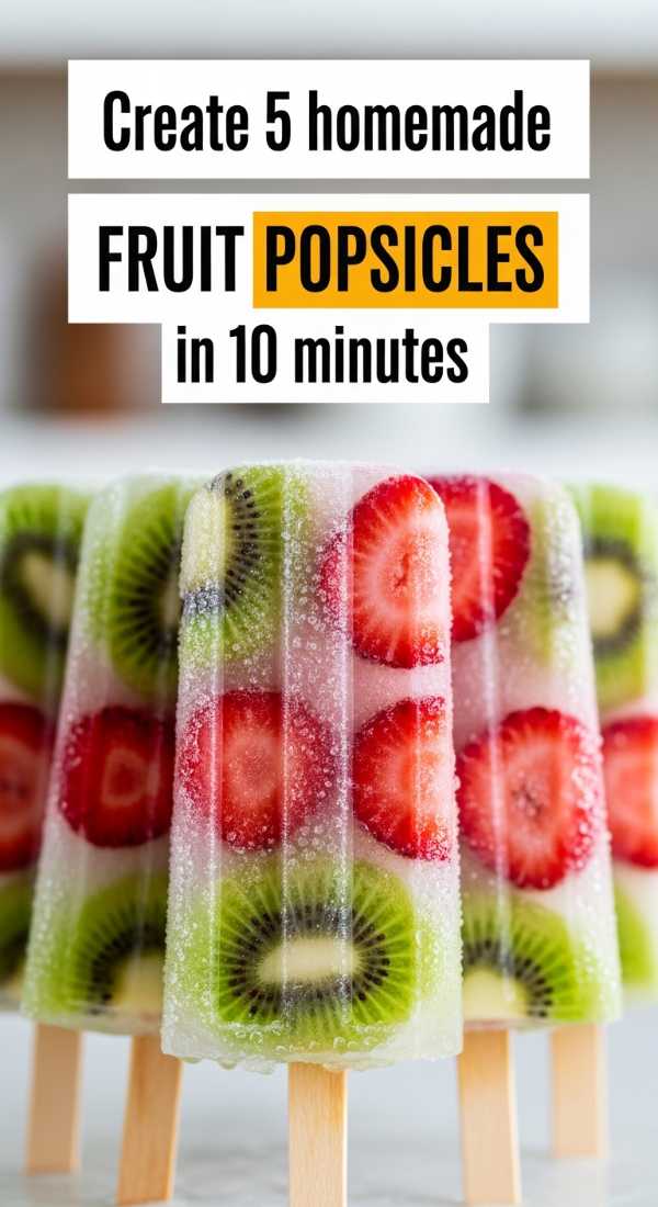 Create 5 Homemade Fruit Popsicles In 10 Minutes 6a06bdeeb3478