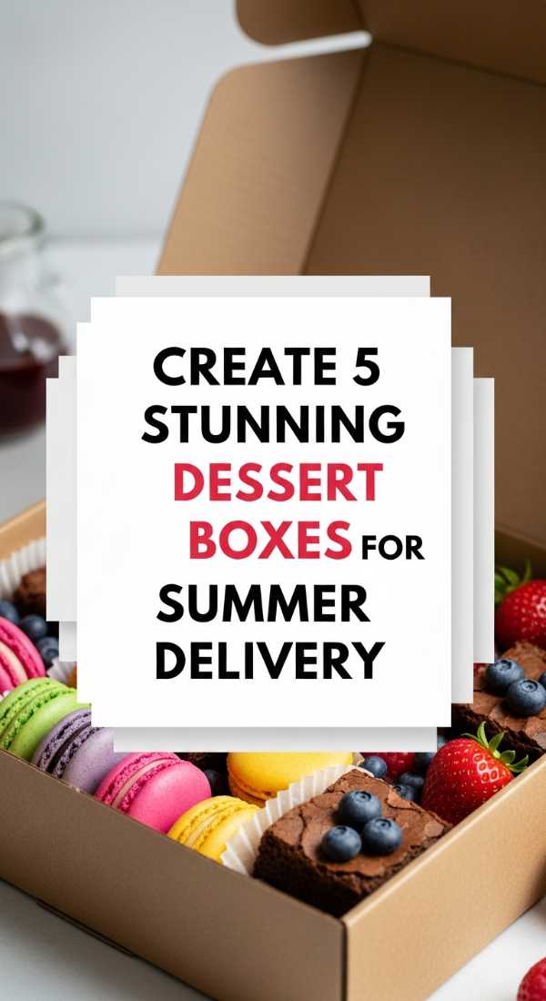 Create 5 Stunning Dessert Boxes For Summer Delivery 69f59f841d236