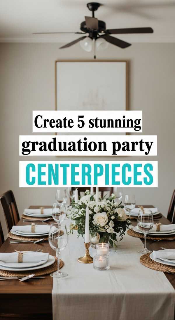 Create 5 Stunning Graduation Party Centerpieces 69f8715f7f28f