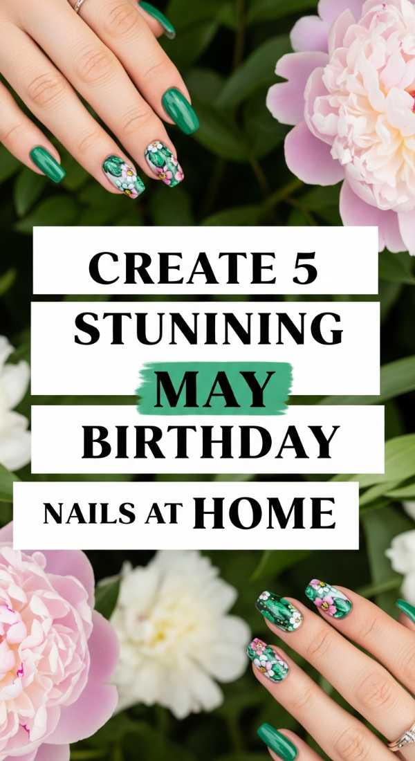 Create 5 Stunning May Birthday Nails At Home 6a0595b5e2266