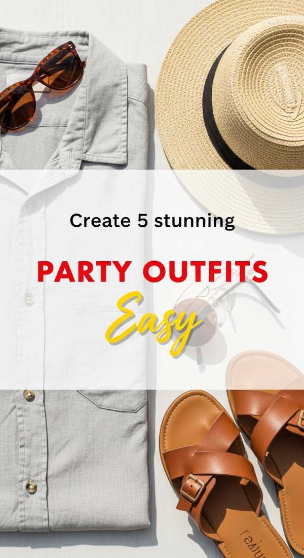 Create 5 Stunning Summer Party Outfits Tonight 6a157b22b6d63