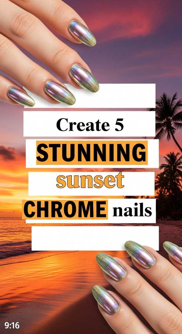 Create 5 Stunning Sunset Chrome Nails 6a059b242fd35