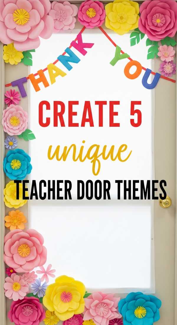 Create 5 Unique Teacher Appreciation Door Themes 6a0dc13f3548a