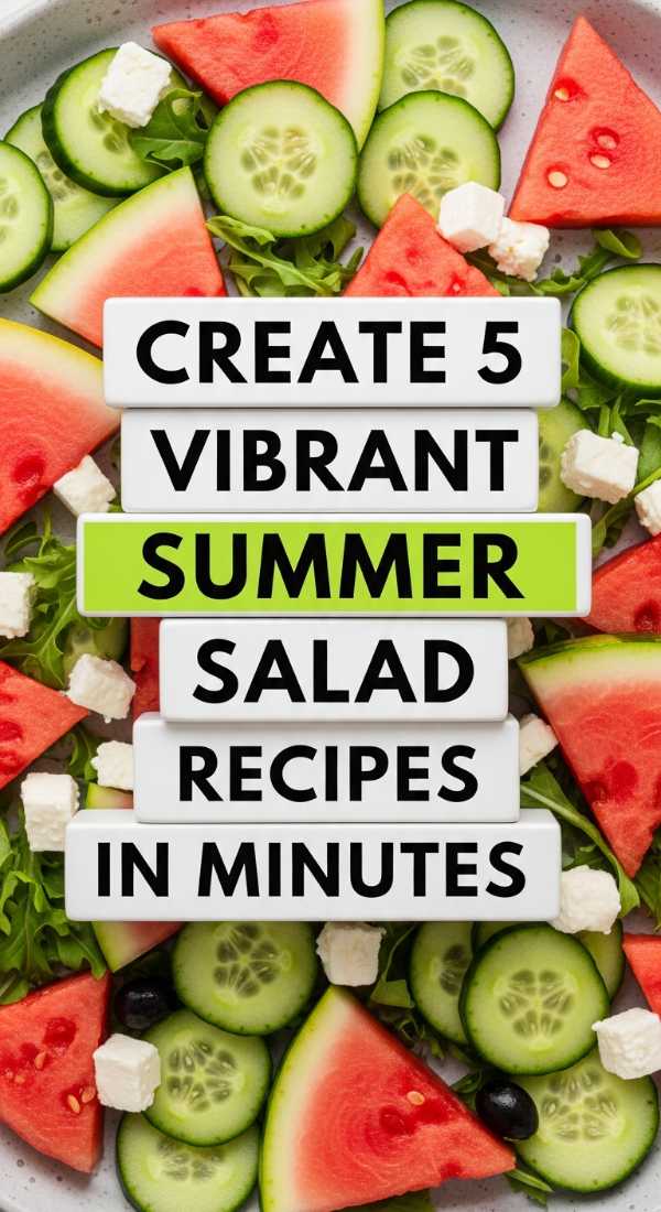 Create 5 Vibrant Summer Salad Recipes In Minutes 6a06bc7636863